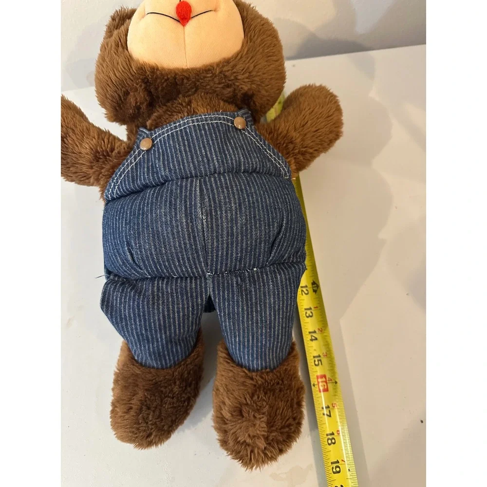 Vintage Union Pacific Railroad Reversible Plush Bear to Train Locomotive Toy